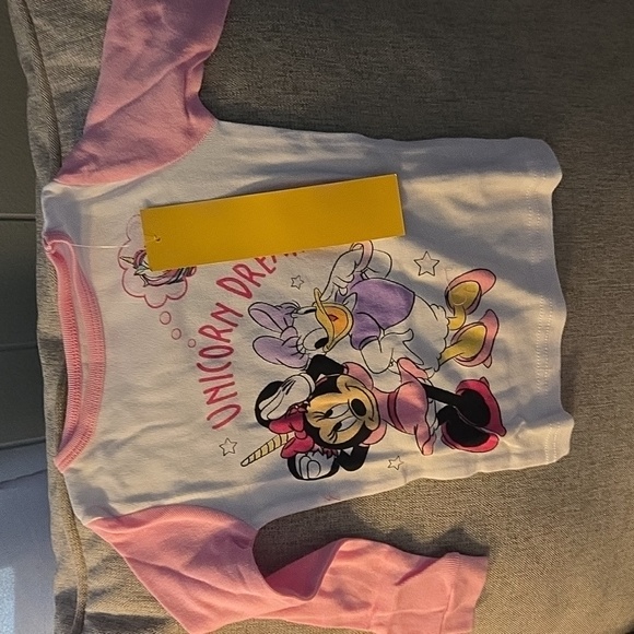 Disney Unicorn Dreams Pajama Set - Pink and White - Picture 4 of 5